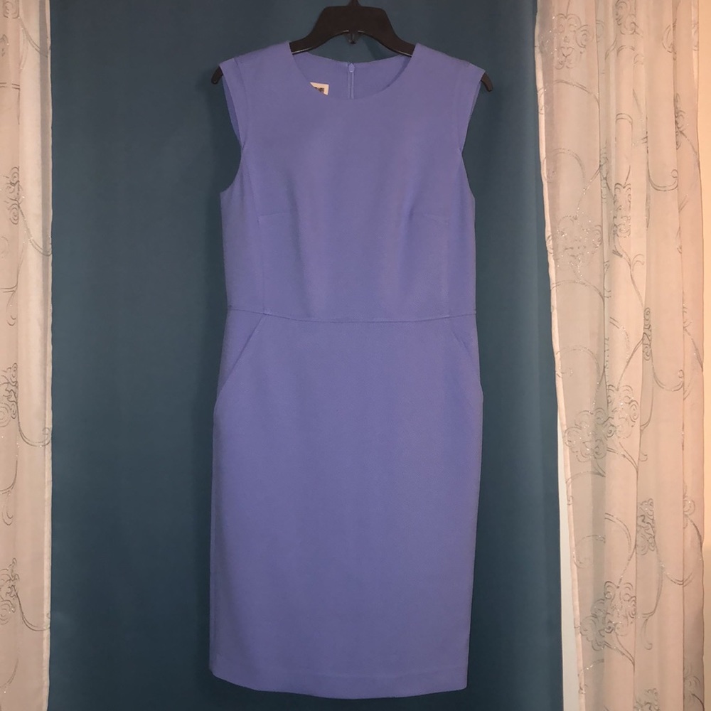 Anne Klein Peacock Blue Dress